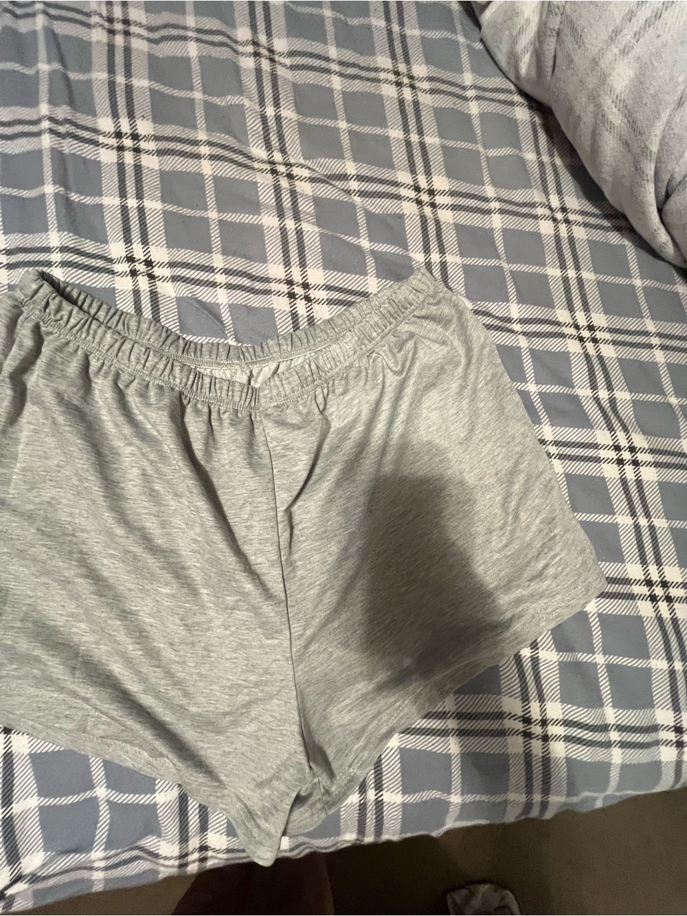 SHEIN Light Gray Athletic Shorts